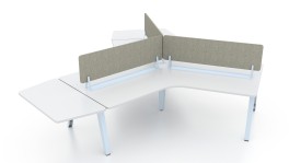 Optimis pod 3 desks - 120 degree