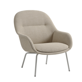 Fiber Lounge Armchair - Tube Base