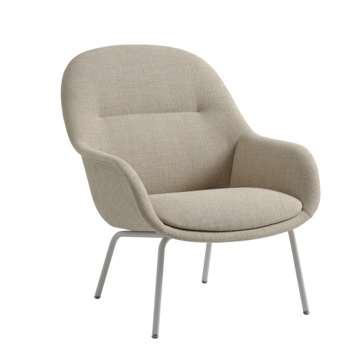 Fiber Lounge Armchair - Tube Base