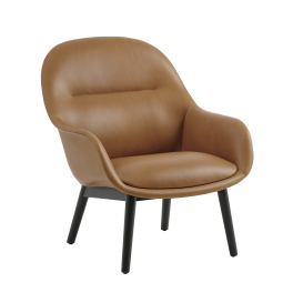 Fiber Lounge Armchair - Wood Base